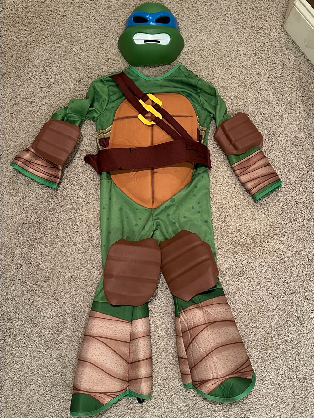 Teenage Mutant Ninja Turtle Leonardo Kids Costume with Mask